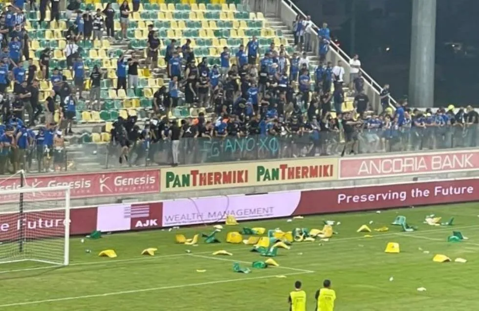 Ποινή αποκλεισμού από αθλητικούς χώρους σε 17χρονο για επεισόδια στο ΑΕΚ-Ανόρθωση