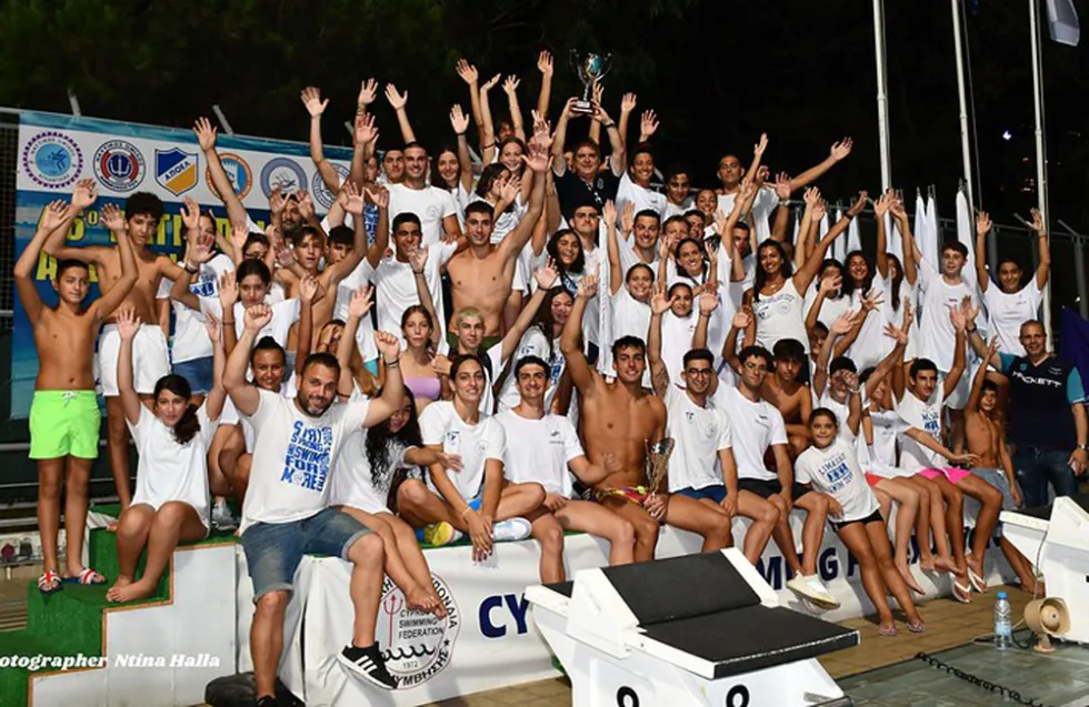 Ξανά πρώτη η Λεμεσός στο Παγκύπριο Πρωτάθλημα Κολύμβησης