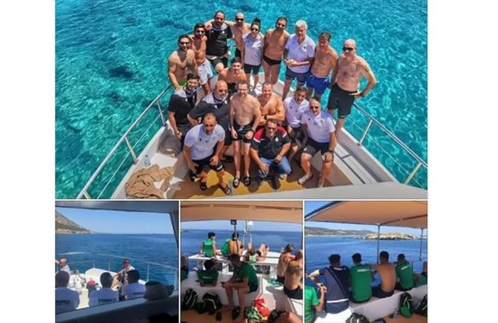 Η Ομόνοια στο Blue Lagoon