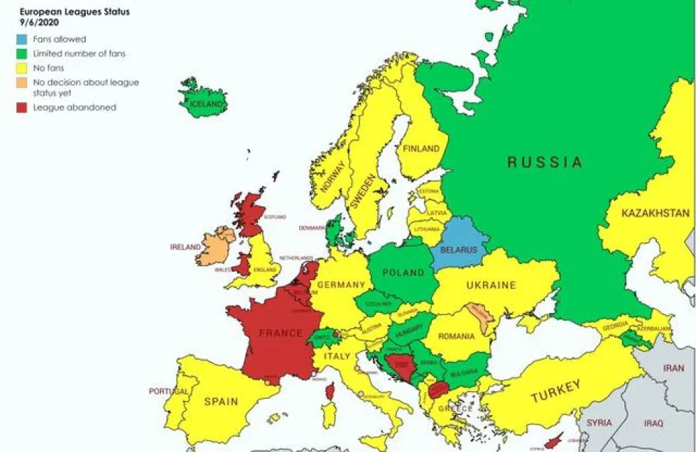 Ο χάρτης της επανεκκίνησης στην Ευρώπη