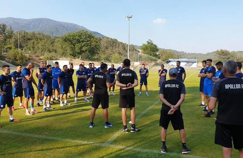 Σε δύο γκρουπ οι παίκτες του Απόλλωνας - Εξαιρείται ο Χάμπος