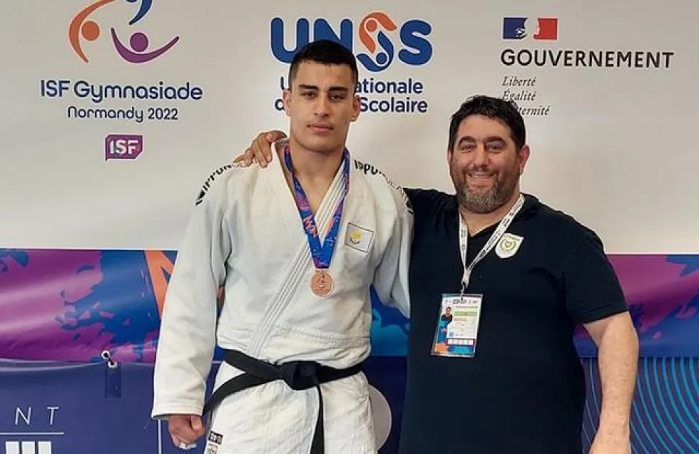 Χάλκινο για τον τζουντόκα Γιάννη Αντωνίου στην Παγκόσμια Γυμνασιάδα