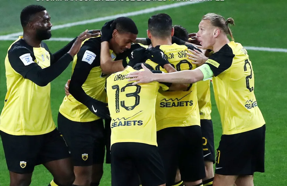 Σαρωτική η ΑΕΚ, διέλυσε τον Πανσερραϊκό και πλησίασε στην κορυφή