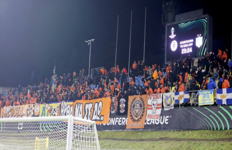 ΦΩΤΟ: Οι ΑΠΟΕΛίστες στο «Stadion Celje»