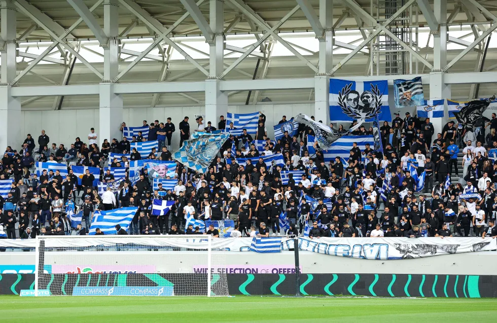 Είσοδος με τον Εθνικό Ύμνο στο «Άλφαμεγα»