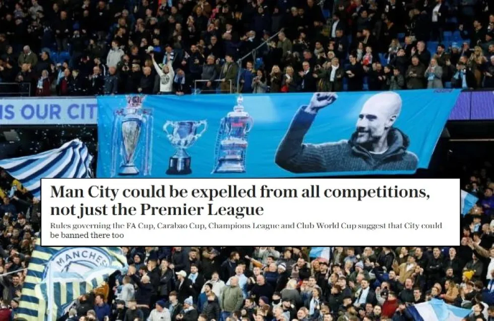 Telegraph: Η Σίτι κινδυνεύει με αποκλεισμό από όλες τις διοργανώσεις!