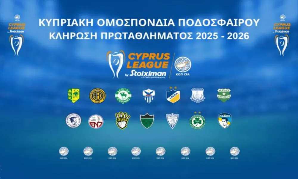 LIVE η κλήρωση του πρωταθλήματος 2025-26