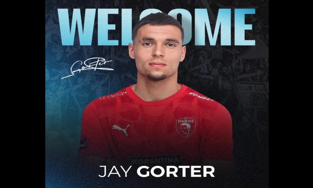 Ανακοίνωσε Jay Gorter η Πάφος!
