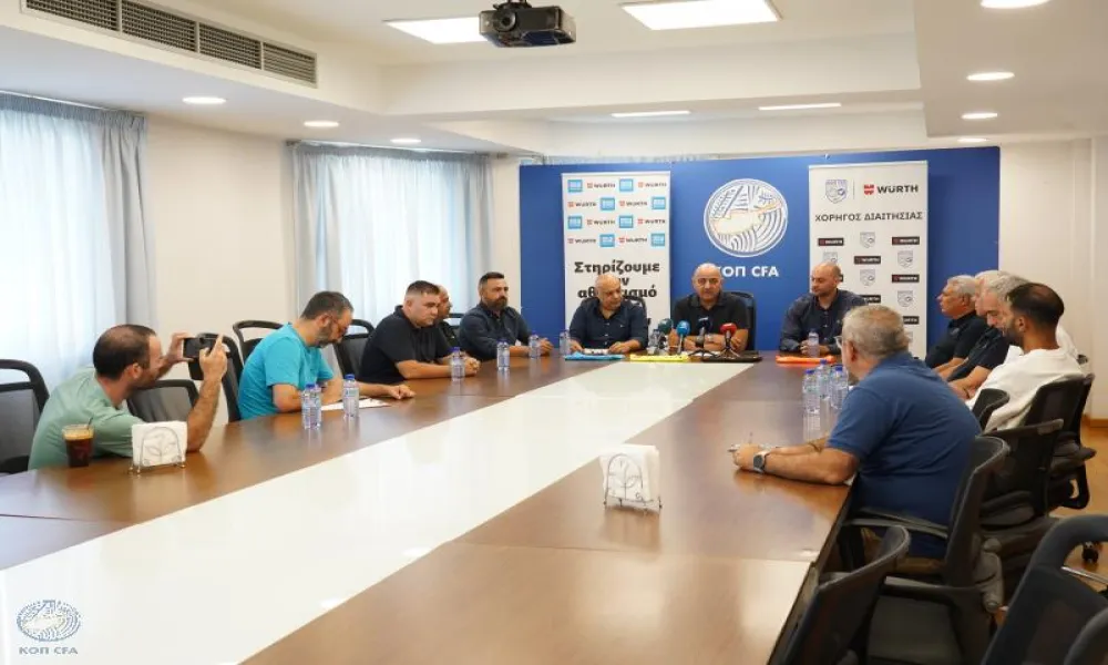 Διετής συμφωνία χορηγίας της ΚΟΠ με τη Wurth για τη διαιτησία