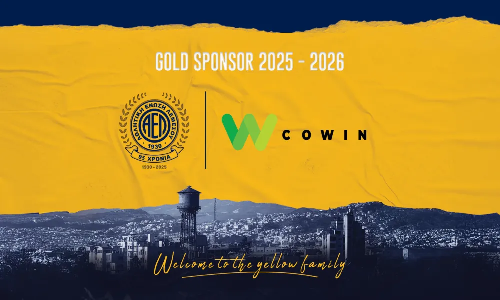 Gold Sponsor της ΑΕΛ η Cowin