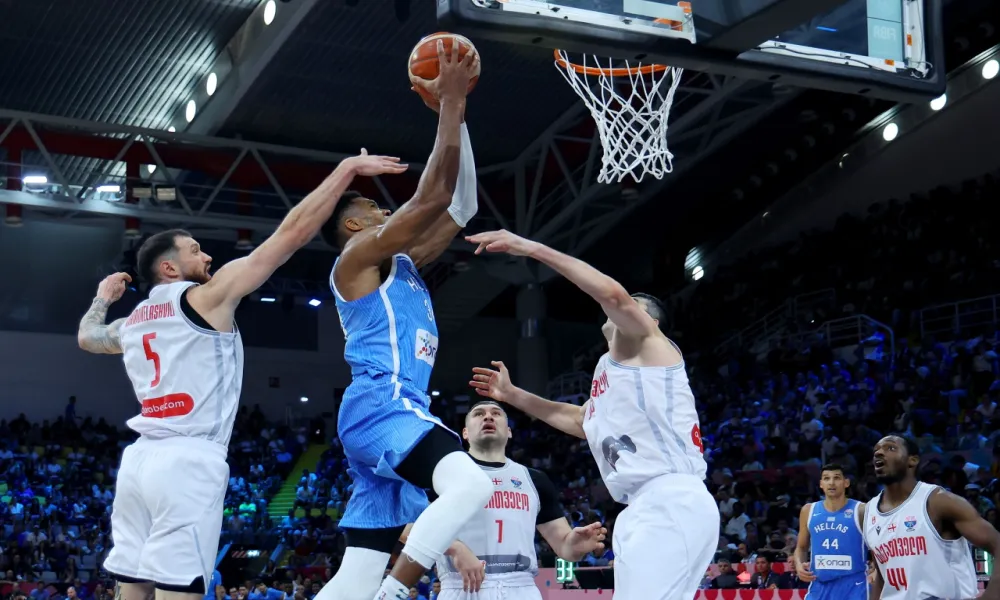 Γεωργία – Ελλάδα 53-94: Γιάννης και Ντίνος ενθουσίασαν τη Λεμεσό