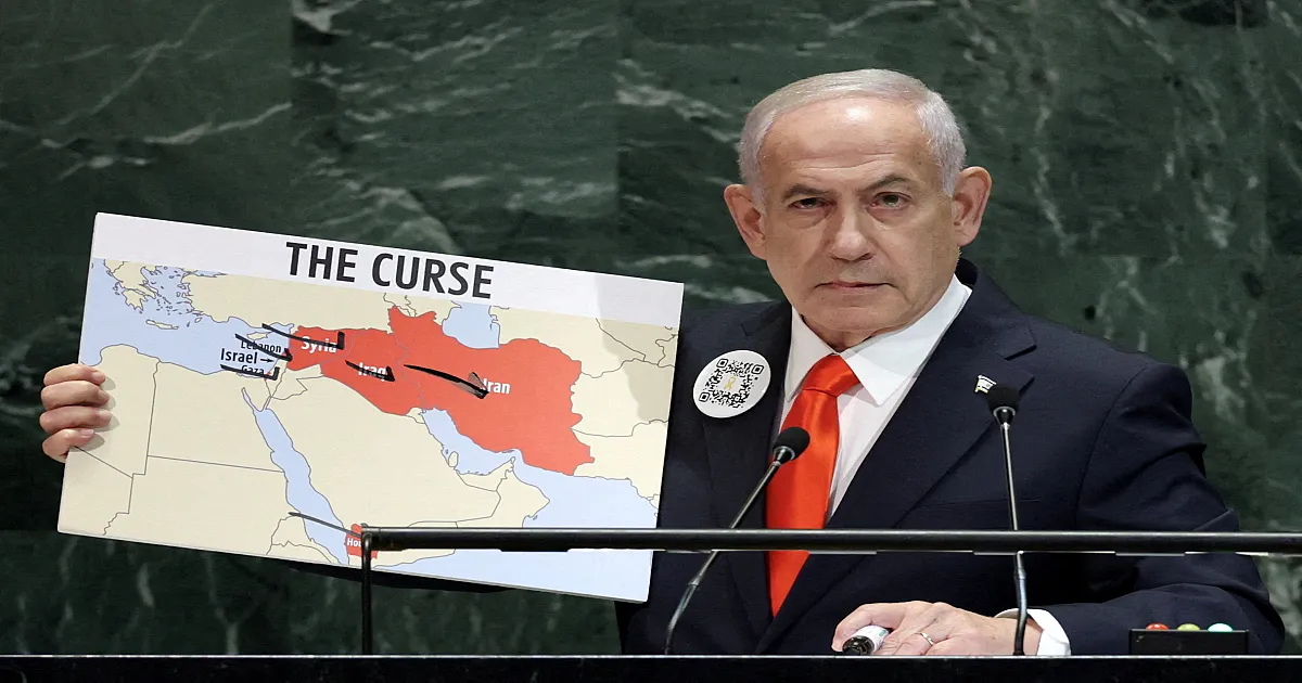 Dozens Walk Out as Netanyahu Begins UN Speech
