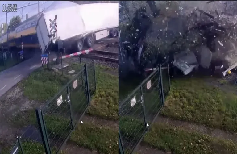 Τρομακτική σύγκρουση τρένου υψηλής ταχύτητας με φορτηγό στην Ολλανδία (βίντεο)
