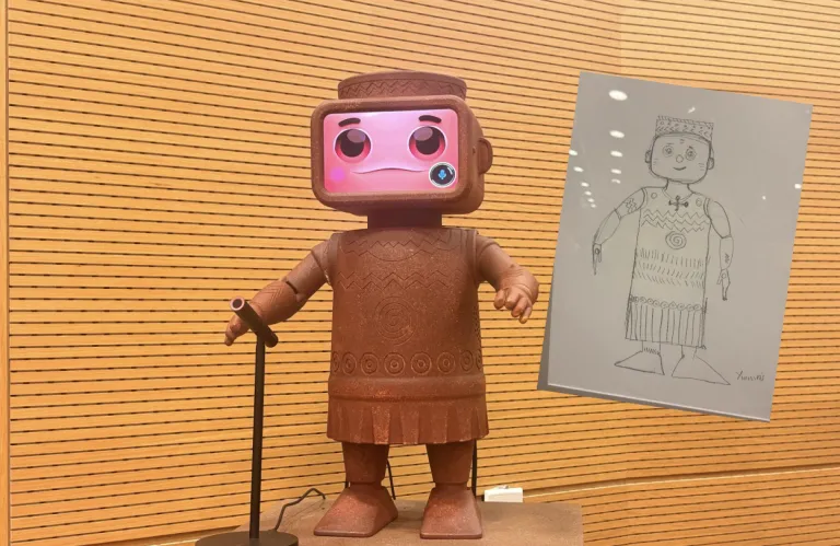 Από ένα σκίτσο σε ρομπότ: Ο «Τεύκρος» θα ξεναγεί το κοινό στο Μουσείο Ιστορίας της Κυπριακής Νομισματοκοπίας (φώτος, βίντεο)