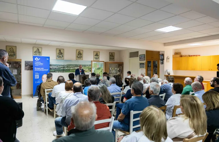 Από την Αλάμπρα ξεκίνησε την προεκλογική του εκστρατεία ο Γιώργος Παμπορίδης