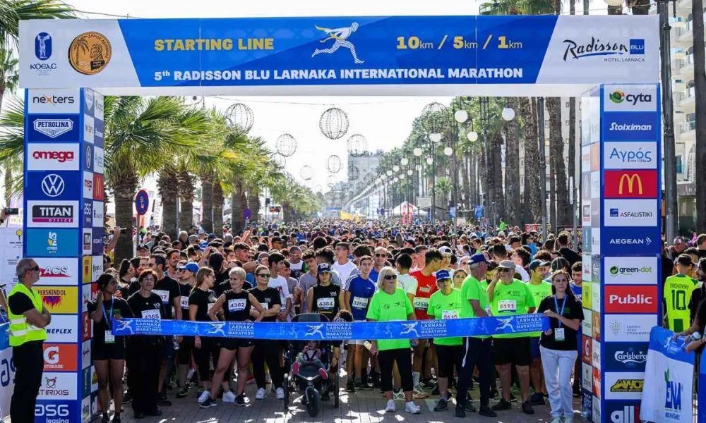 Όλα έτοιμα για τον Radisson Blu Διεθνή Μαραθώνιο Λάρνακας