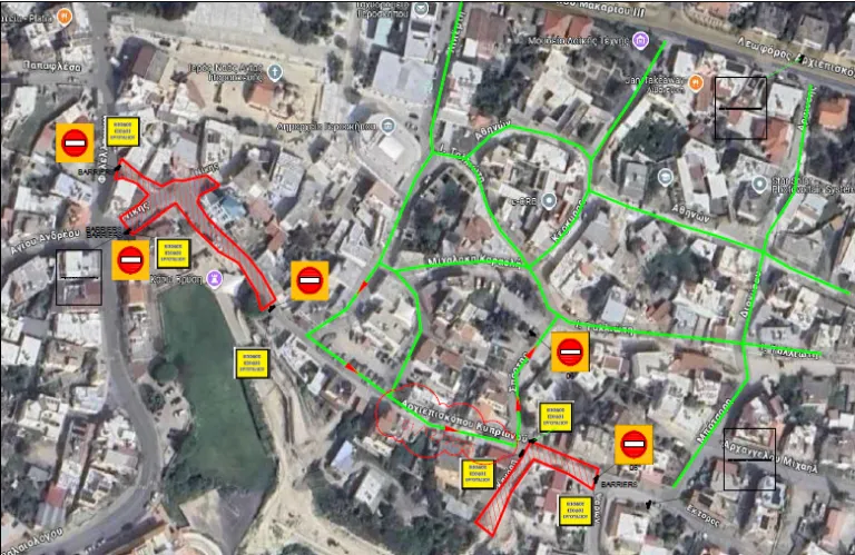 Ξεκίνησαν οι κατασκευαστικές εργασίες στον Δ. Ιεροκηπίας για εξωραϊσμό του παραδοσιακού πυρήνα