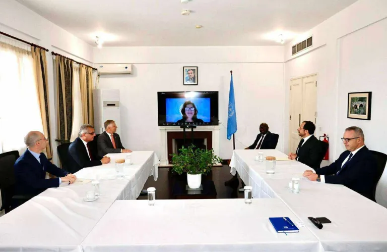 Ολοκληρώθηκε η συνάντηση Χριστοδουλίδη και Έρχιουρμαν - Αναμένονται ανακοινώσεις