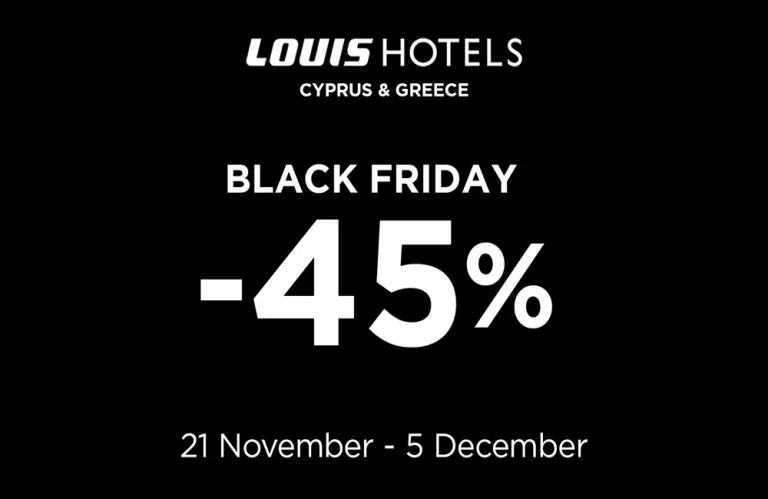 Black Friday με την Louis Hotels: Διακοπές με 45% έκπτωση!