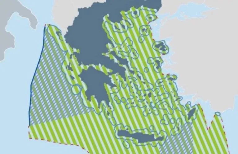 Ισχυρισμοί ΥΠΕΞ Τουρκίας για ελληνικό χάρτη Θαλάσσιου Χωροταξικού Σχεδιασμού