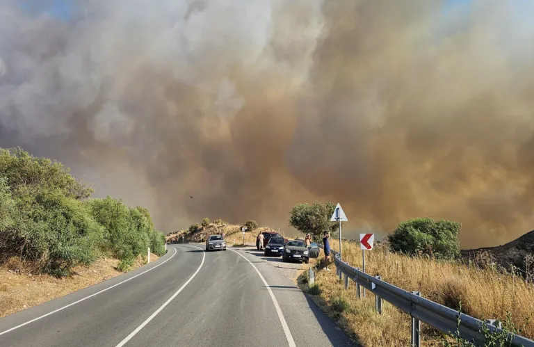 Υπό πλήρη έλεγχο δασική πυρκαγιά στην κοινότητα Δρούσιας