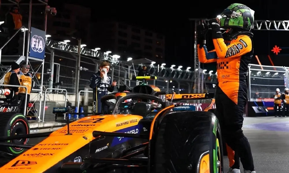 Ο Νόρις πήρε την pole position υπό βροχή στο Λας Βέγκας