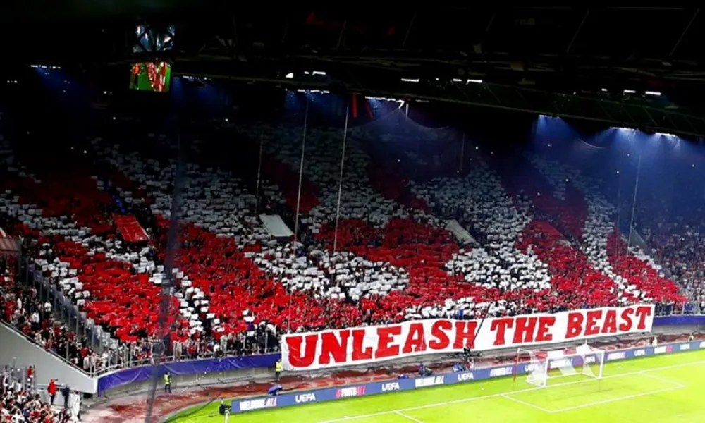 ΒΙΝΤΕΟ: Οι οπαδοί του Ολυμπιακού ετοιμάζουν αδιανόητο κορεό που θα καλύπτει όλο το «Γεώργιος Καραϊσκάκης»!