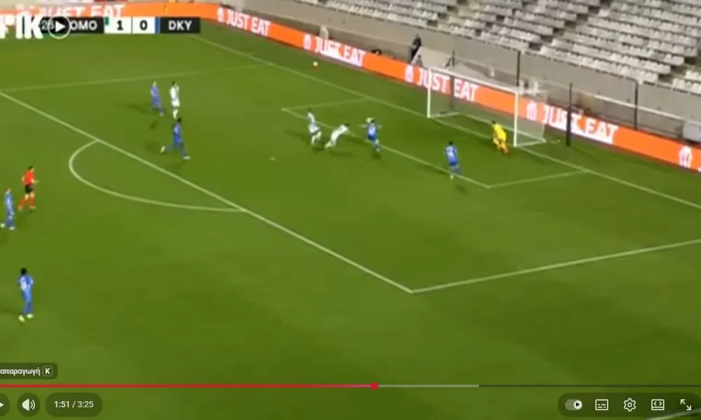 ΒΙΝΤΕΟ: Η νίκη της Ομόνοιας επί της Ντιναμό Κιέβου