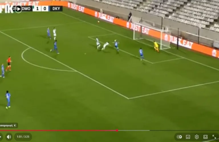 ΒΙΝΤΕΟ: Η νίκη της Ομόνοιας επί της Ντιναμό Κιέβου
