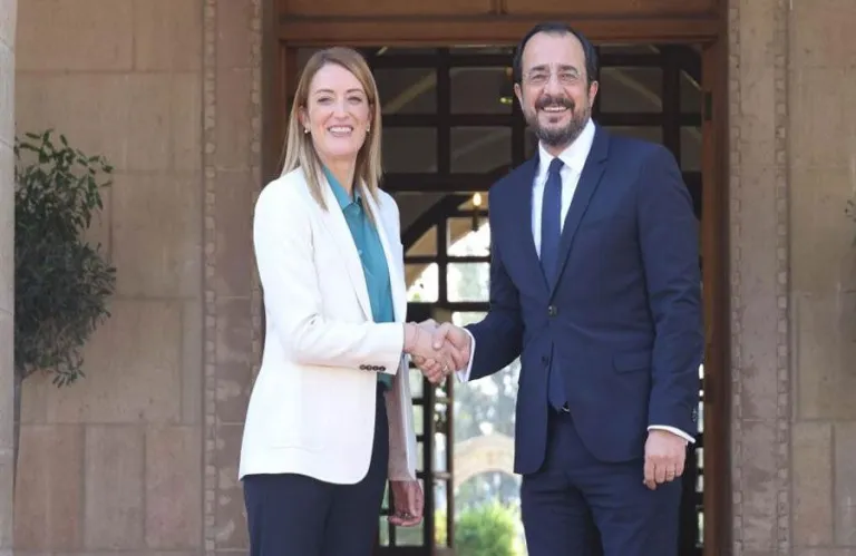 Στην Λευκωσία σήμερα η Διάσκεψη των Προέδρων του Ευρωπαϊκού Κοινοβουλίου - Παρούσα η Ρομπέρτα Μέτσολα