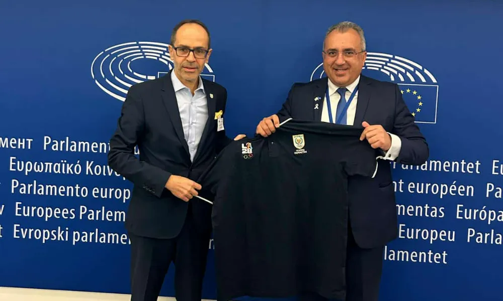 Σειρά συναντήσεων του Προέδρου της Κυπριακής Ολυμπιακής Επιτροπής με Ευρωβουλευτές στις Βρυξέλλες