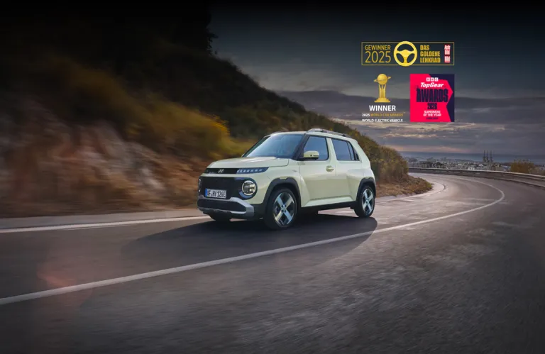 Τριπλή παγκόσμια αναγνώριση για το ηλεκτρικό Hyundai Inster!