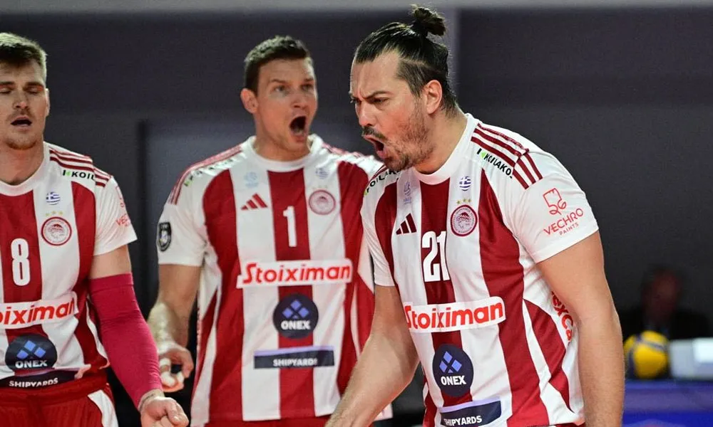 Θρίαμβος του Ολυμπιακού στο βόλεϊ επί του ΠΑΟΚ και έβαλε στην τροπαιοθήκη του το 8ο!