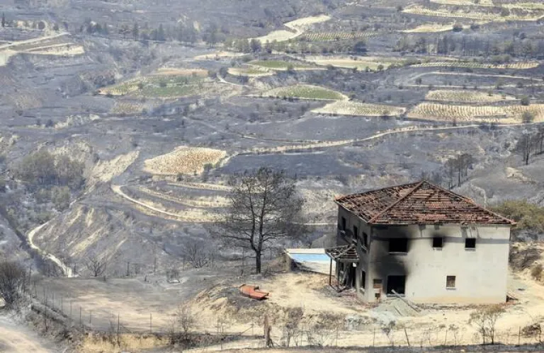 Πυρκαγιές Ιουλίου: Η ΕΕ διαθέτει προκαταβολή €2,3 εκ. για ανάκαμψη σε Λεμεσό και Πάφο