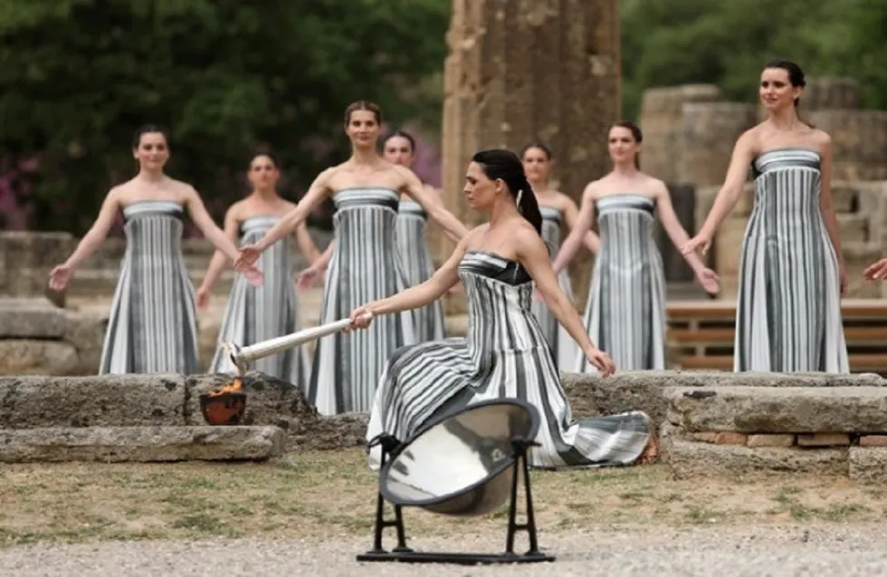 Η Ολυμπιακή Φλόγα ξεκινάει το ταξίδι της από την Αρχαία Ολυμπία