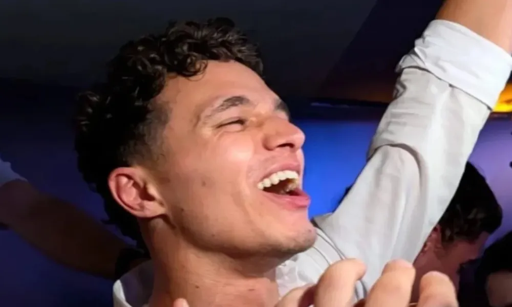 ΒΙΝΤΕΟ: Ξέφρενο πάρτι για τον Νόρις