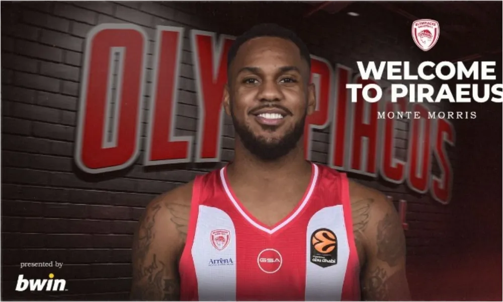 Στον Ολυμπιακό ο ΝΒΑερ Μόντε Μόρις