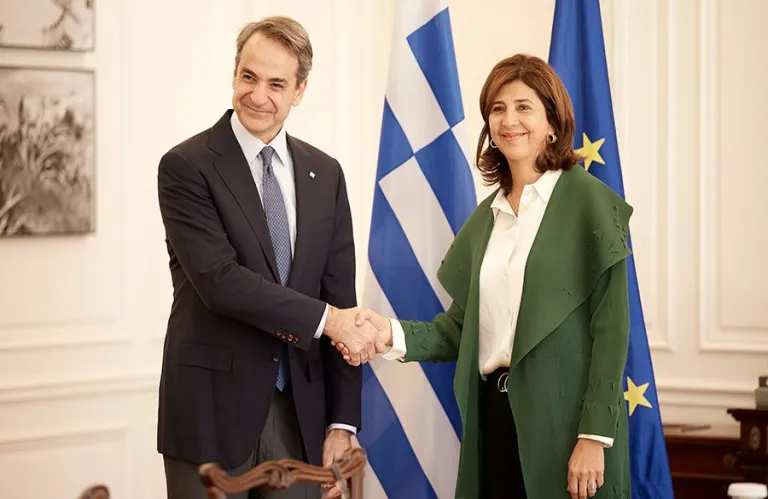 Μητσοτάκης - Ολγκίν: Συζήτησαν για την επόμενη άτυπη διευρυμένη συνάντηση για το Κυπριακό