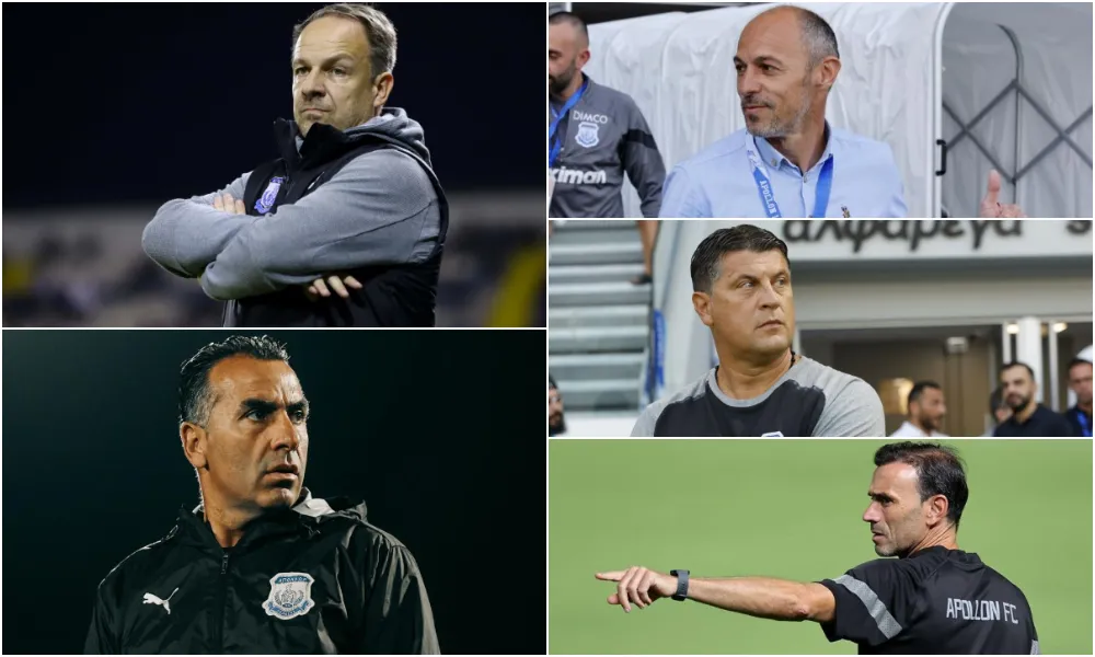 Δέκα διαφορετικοί προπονητές, ίδια προβλήματα για τον Απόλλωνα