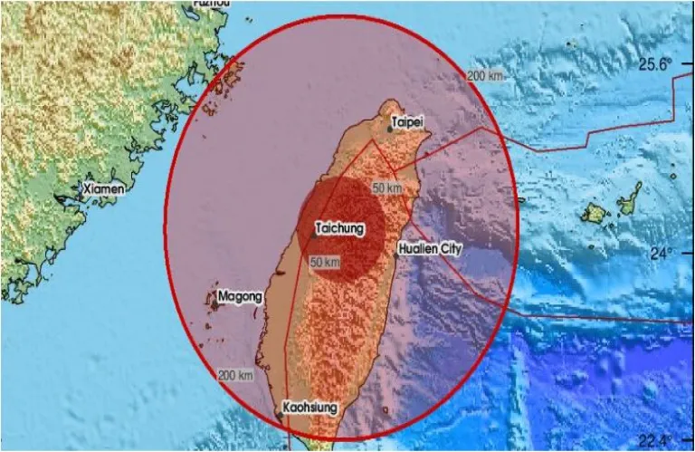 Ισχυρός σεισμός 6 ρίχτερ στην Ταϊβάν