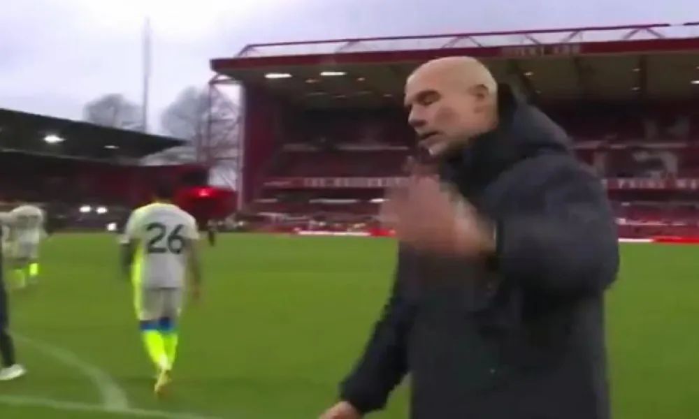 Η viral στιγμή του Γκουαρντιόλα στο «City Ground»