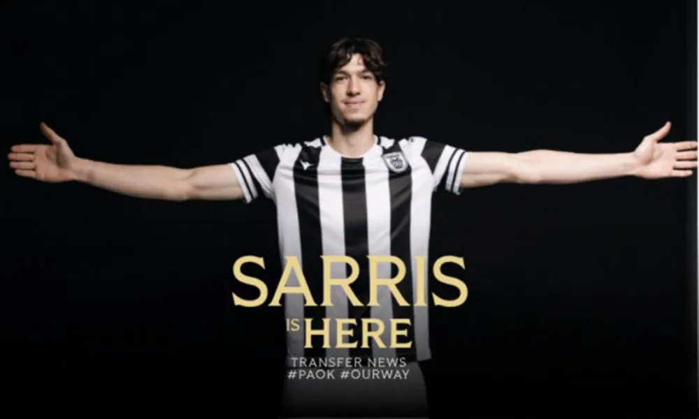 Ανακοίνωσε τον 18χρονο Γιάννη Σαρρή ο ΠΑΟΚ