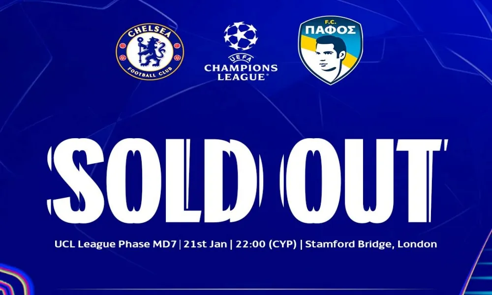 Sold out για Λονδίνοι οι Παφίτες