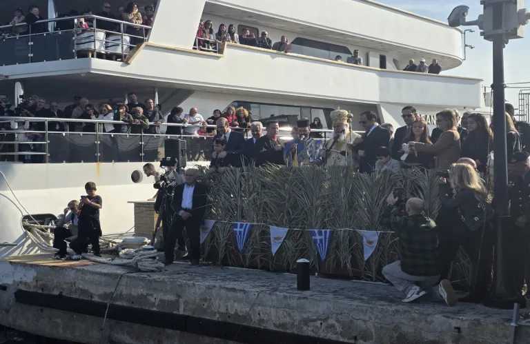 Epiphany Ceremony and Blessing of the Waters in Paphos (video)