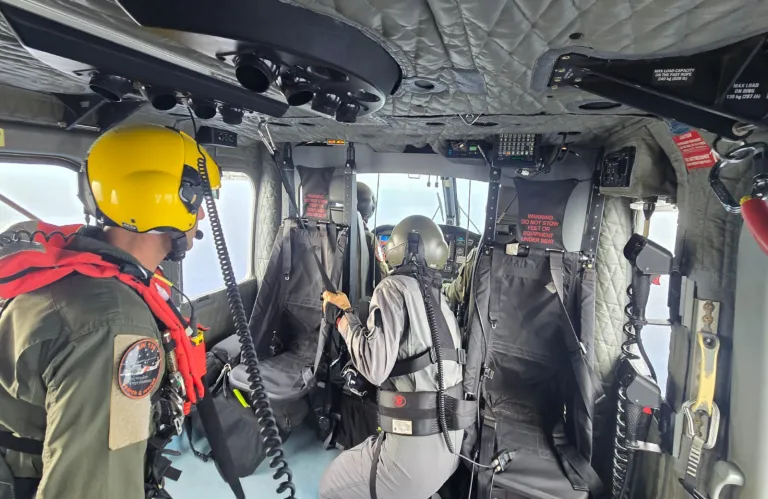 Patient Air-Lifted from Merchant Ship to Paphos General Hospital