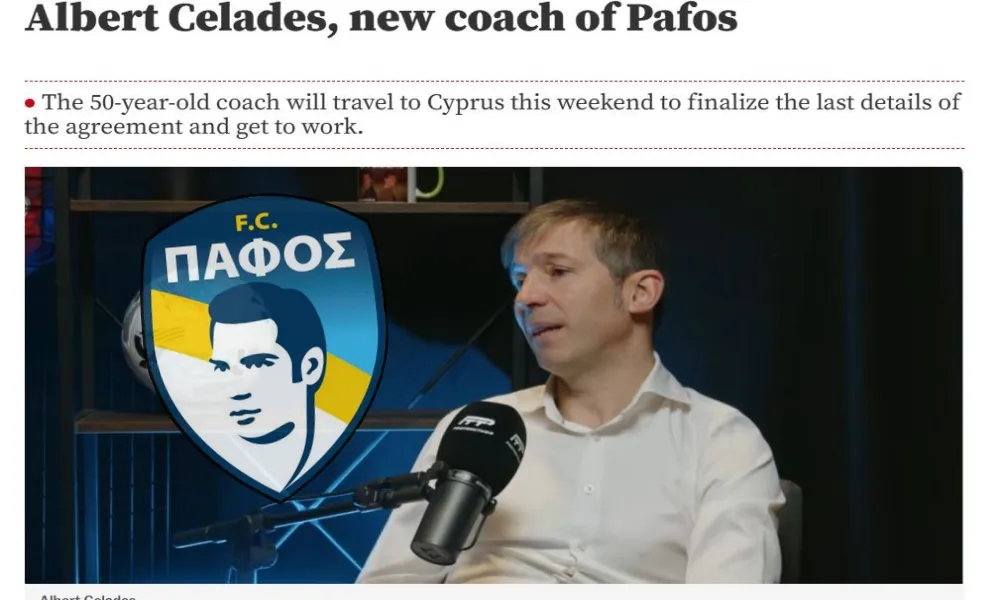 Mundo Deportivo: «Αυτός είναι ο νέος προπονητής της Πάφου»