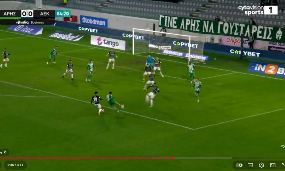 ΒΙΝΤΕΟ: Η νίκη - αντίδραση του Άρη κόντρα στην ΑΕΚ