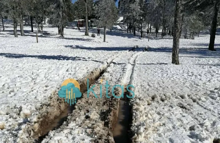 Έκλεισε πίστα του σκι στο Τρόοδος 24 ώρες μετά το άνοιγμα της - Άγνωστοι εισήλθαν με οχήματα 4X4 (φώτος)