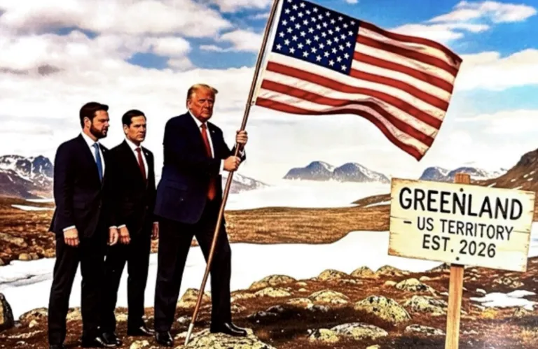 Trump Posts AI Images of Greenland as US Territory, European Leaders Looking On