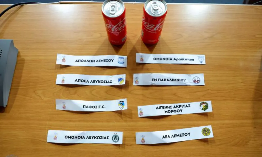 Βγήκε το πρόγραμμα των προημιτελικών του κυπέλλου και της 21ης αγωνιστικής